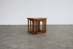 Brutalistische Beistelltische  Schachteltische  1960s  Dänisch