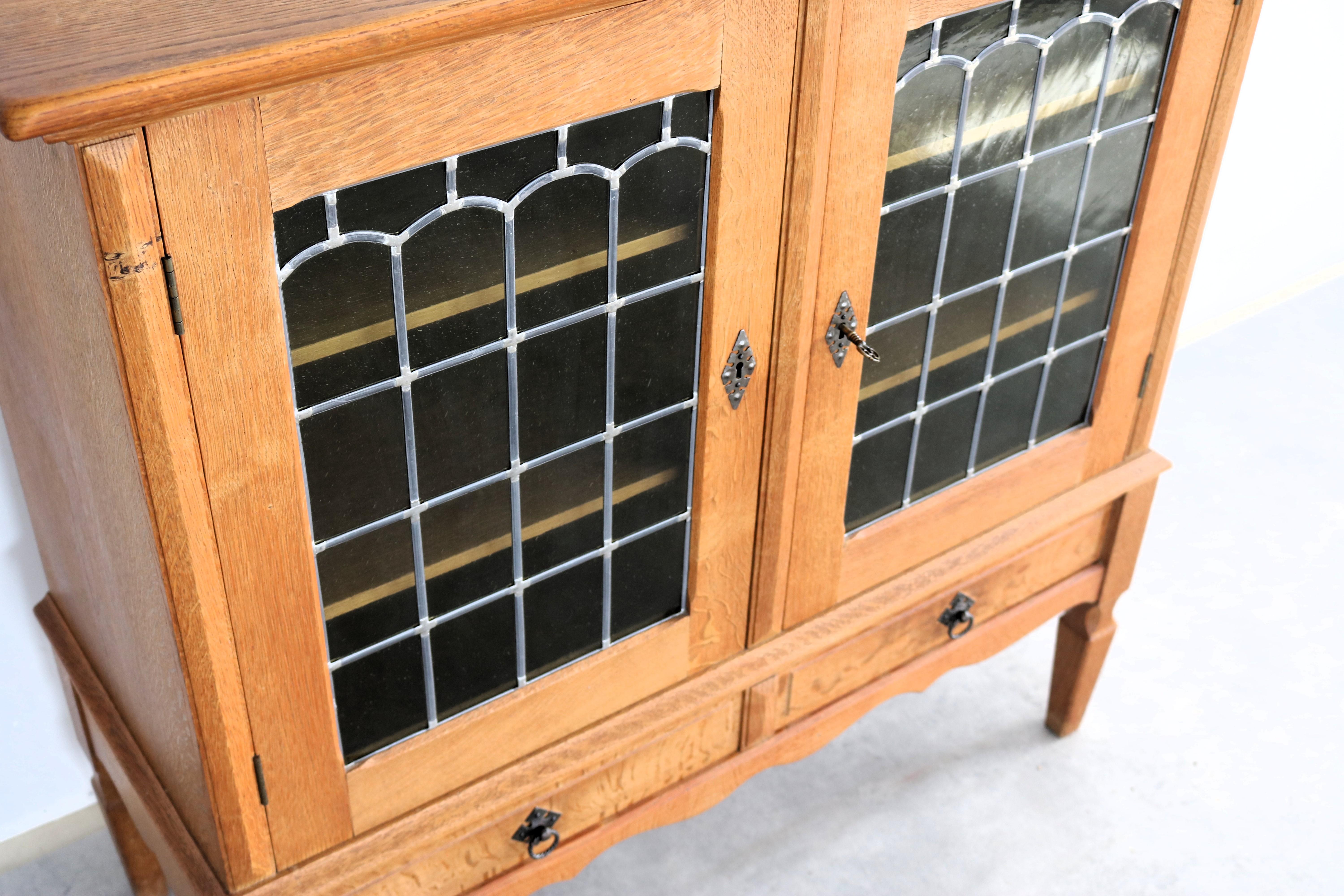 Oak Brutalist sideboard 1960s  Danish For Sale