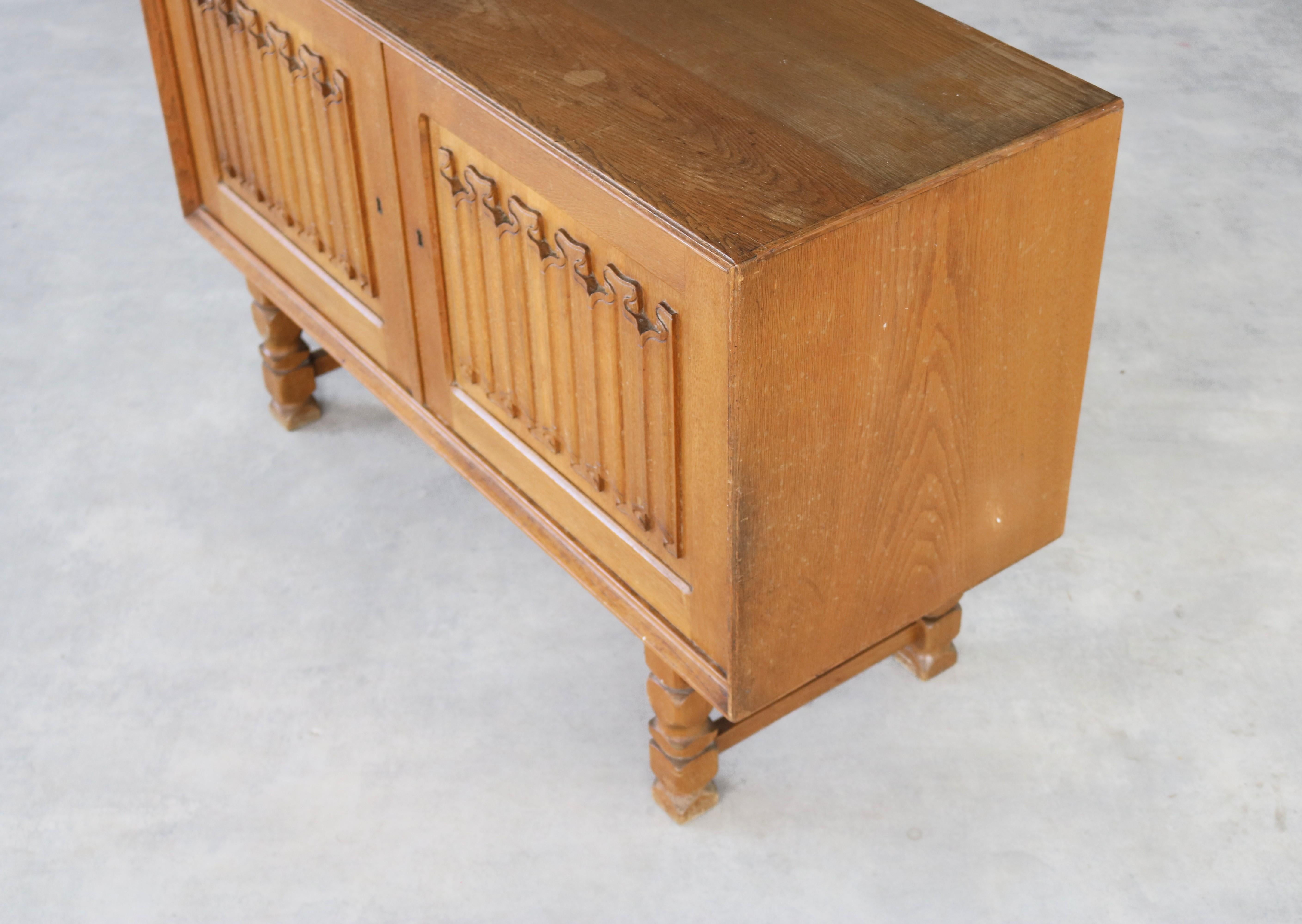 Brutalist sideboard 1960s  Danish For Sale 2