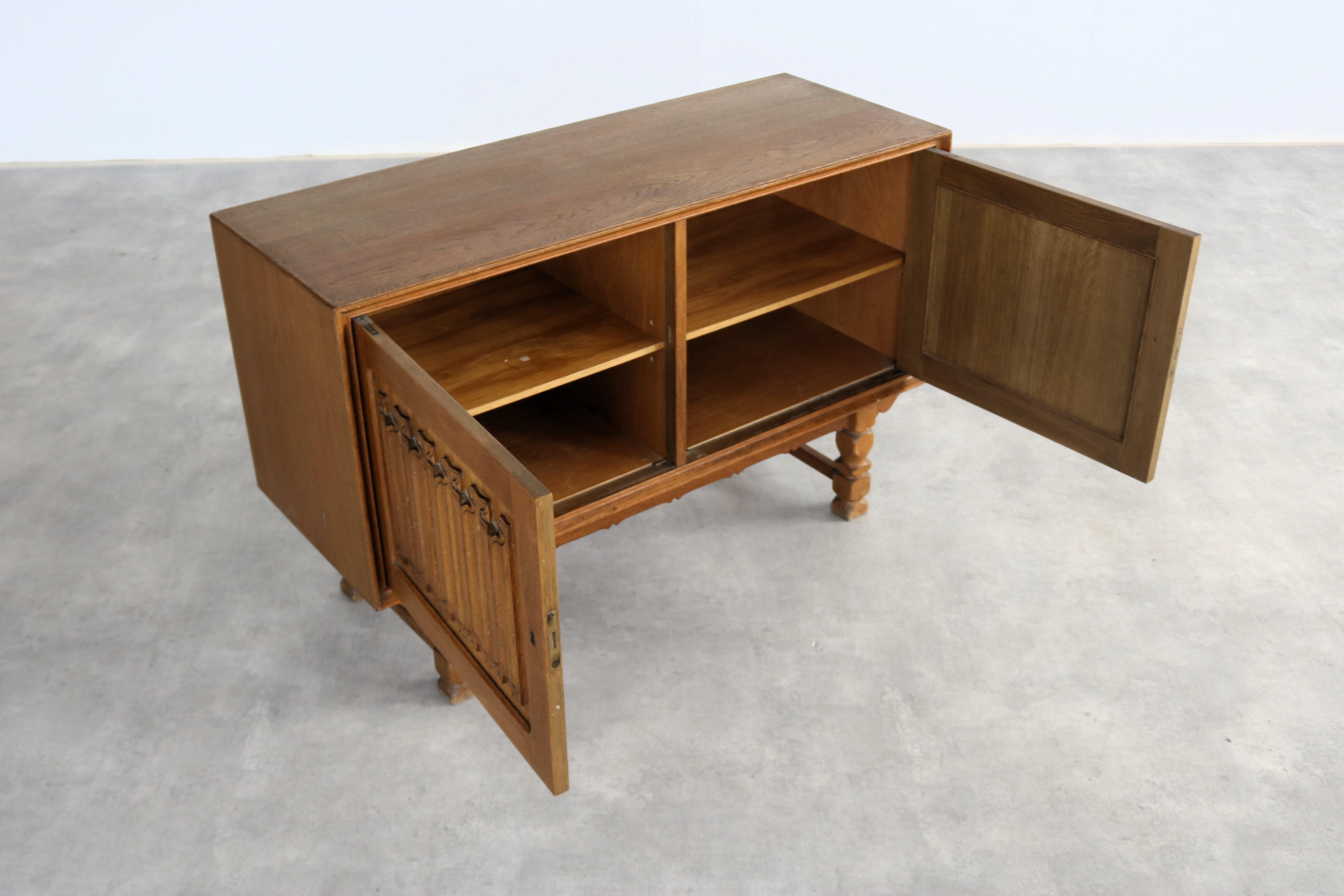 Brutalist sideboard 1960s  Danish For Sale 3