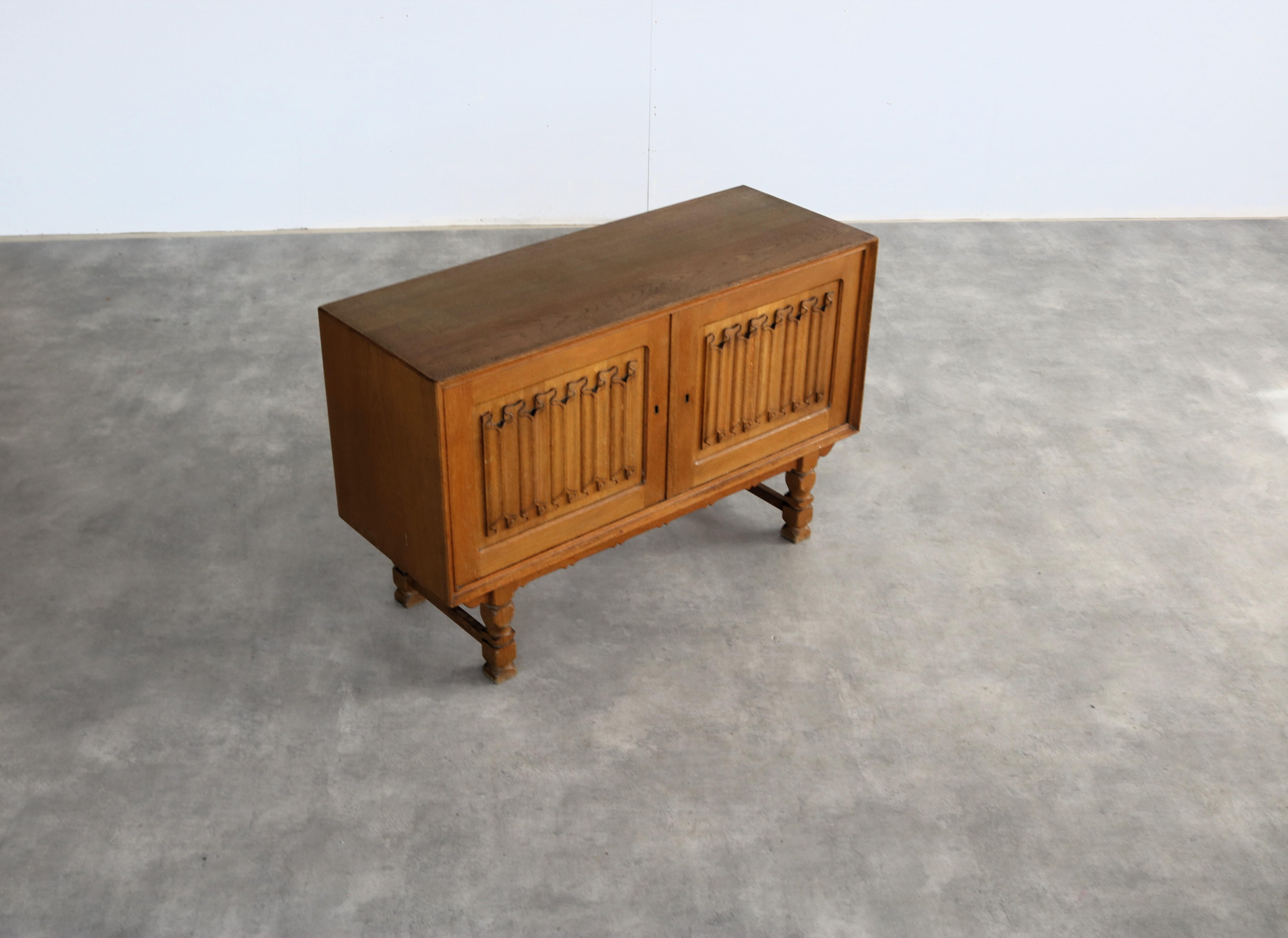 Brutalist sideboard 1960s  Danish For Sale 4