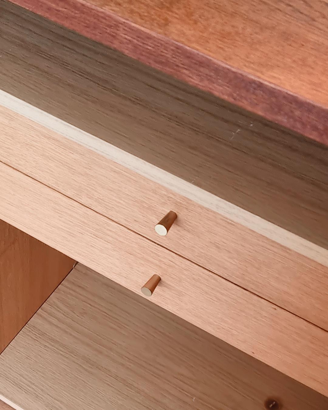 Brutalistisches Sideboard von Gerhard Bartels (Belgisch) im Angebot