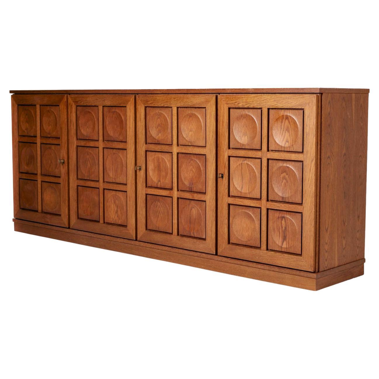 Brutalistisches Sideboard von Gerhard Bartels im Angebot