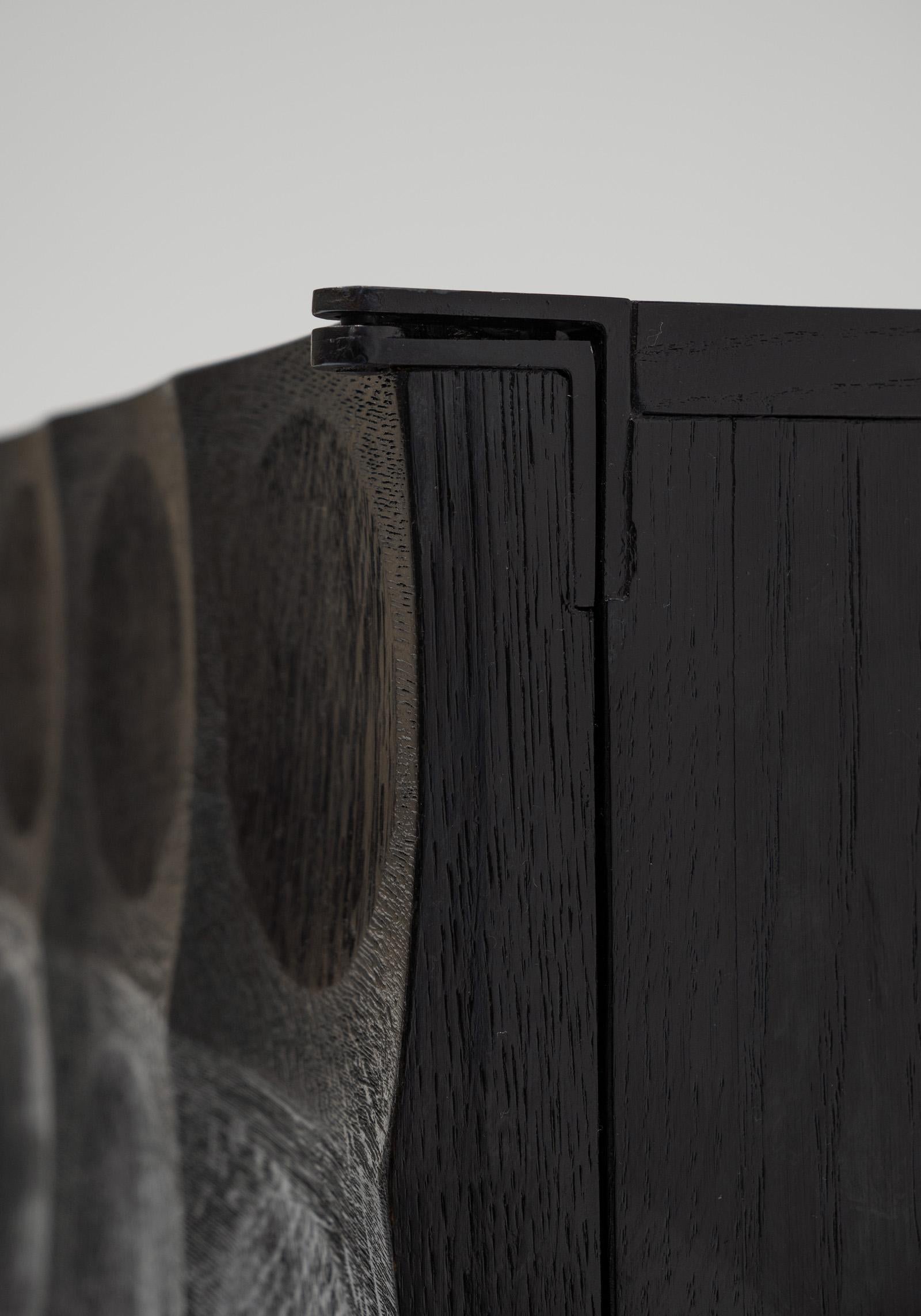 Brutalist Sideboard by Jean Batenburg, Belgium 1970s 5