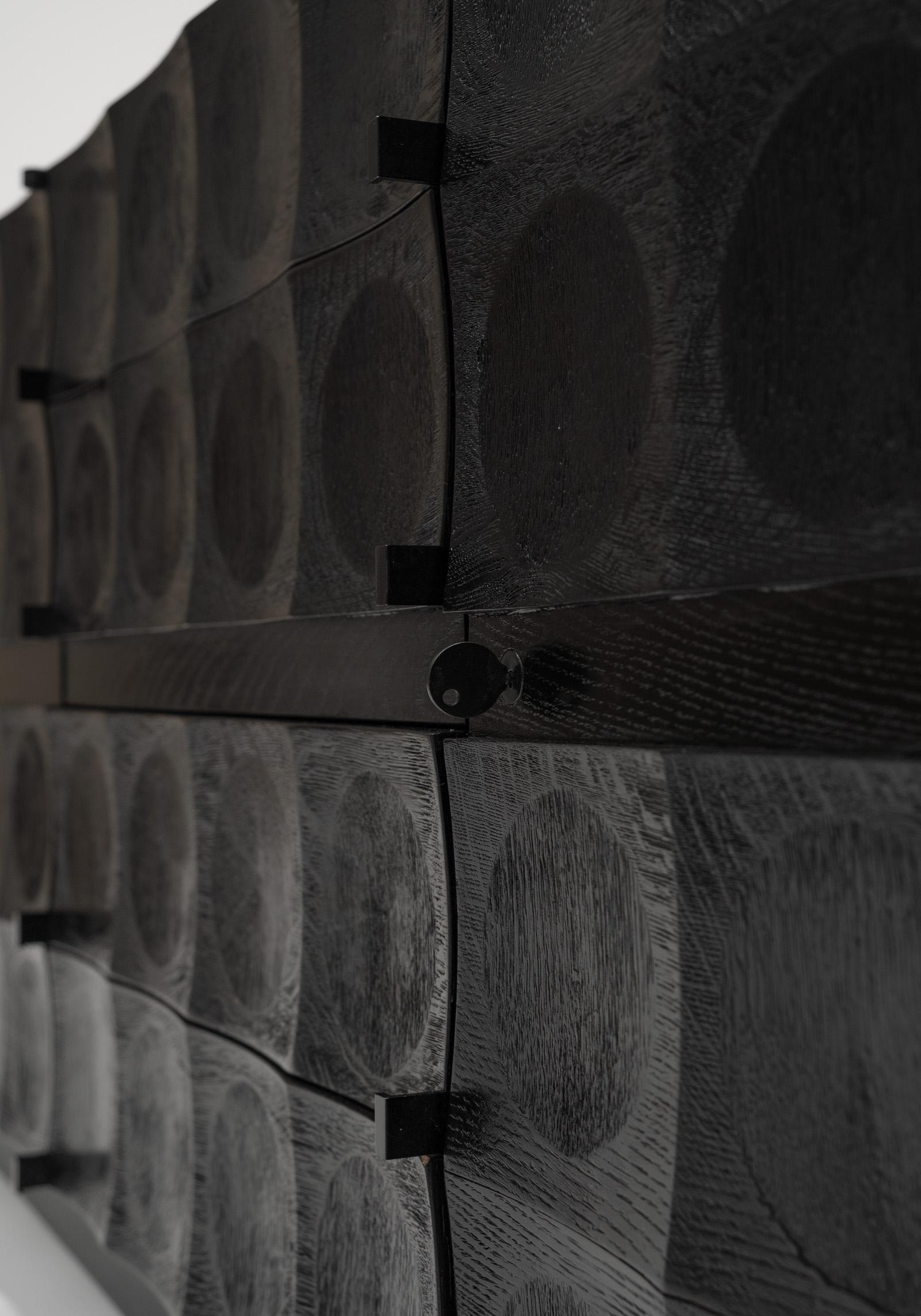 Late 20th Century Brutalist Sideboard by Jean Batenburg, Belgium 1970s