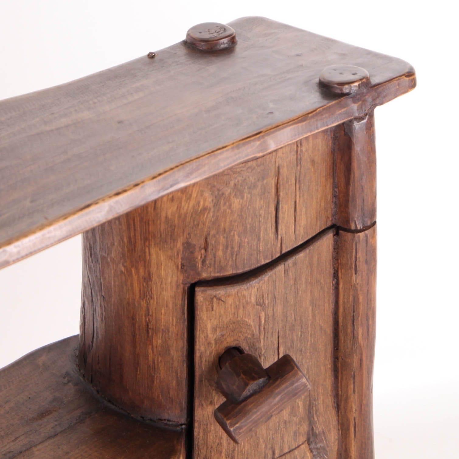 Brutalist sideboard In Good Condition For Sale In Isle Sur Sorgue, FR