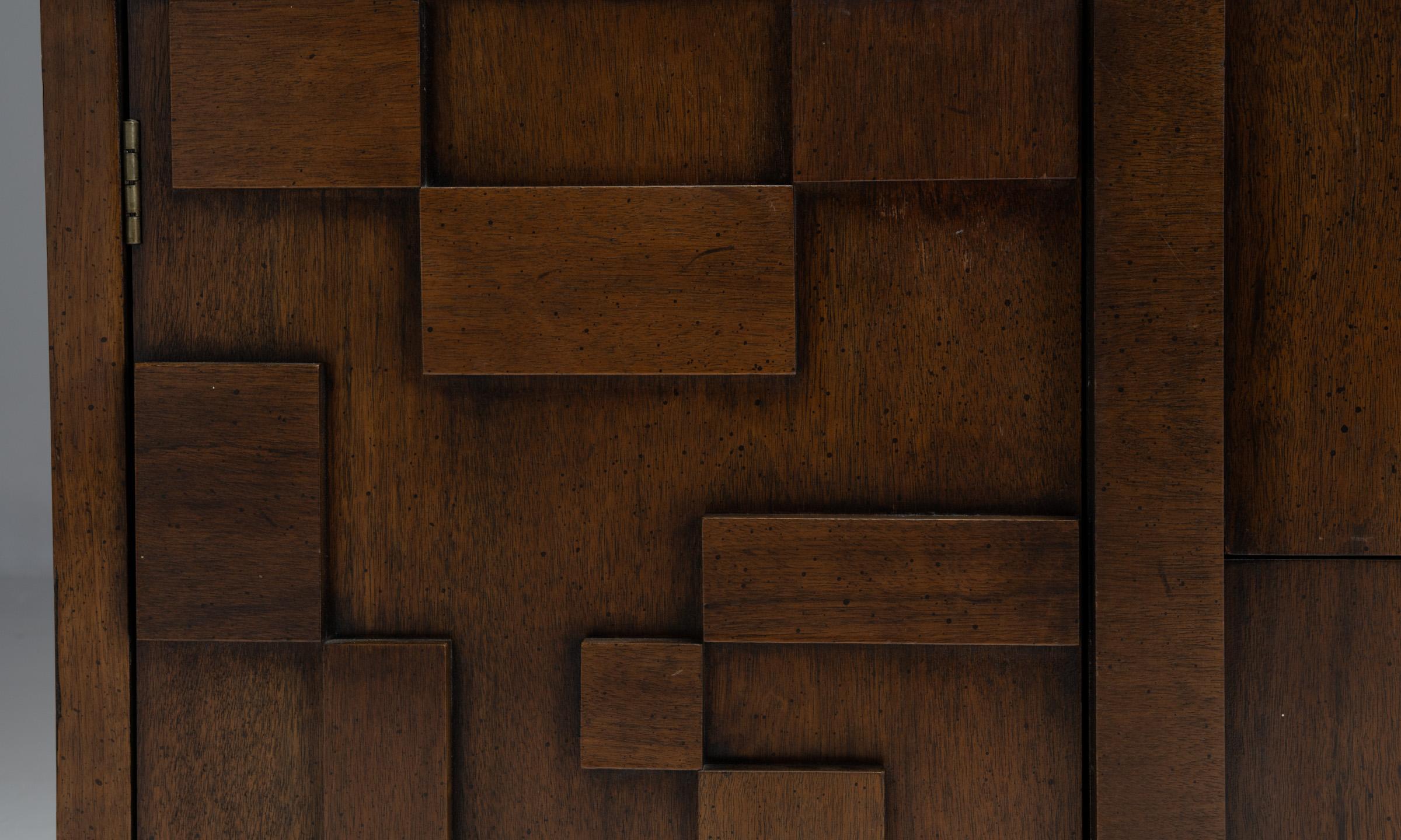 Brutalist Sideboard, France circa 1960 In Good Condition In Culver City, CA