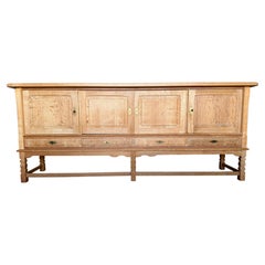 Brutalist Sideboard in Oak, Danish Mid Century, Henning Kjærnulf, 1960s