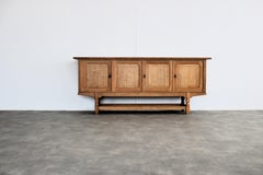 brutalist sideboard  oak  sideboard  60s  Danish