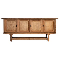 brutalist sideboard  oak  sideboard  60s  Danish