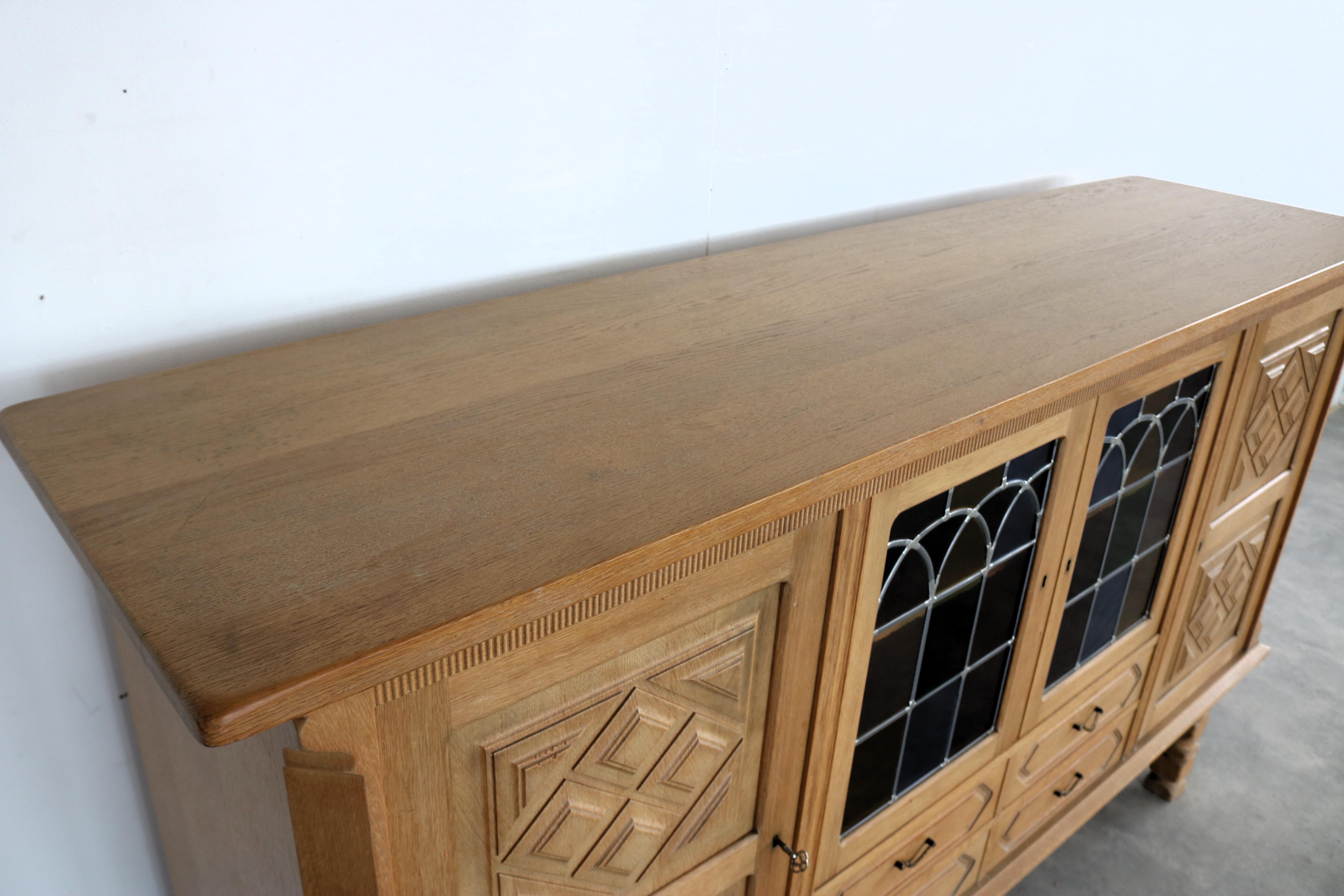 Brutalist sideboard  sideboard  1960s  Danish mediados del siglo XX en venta
