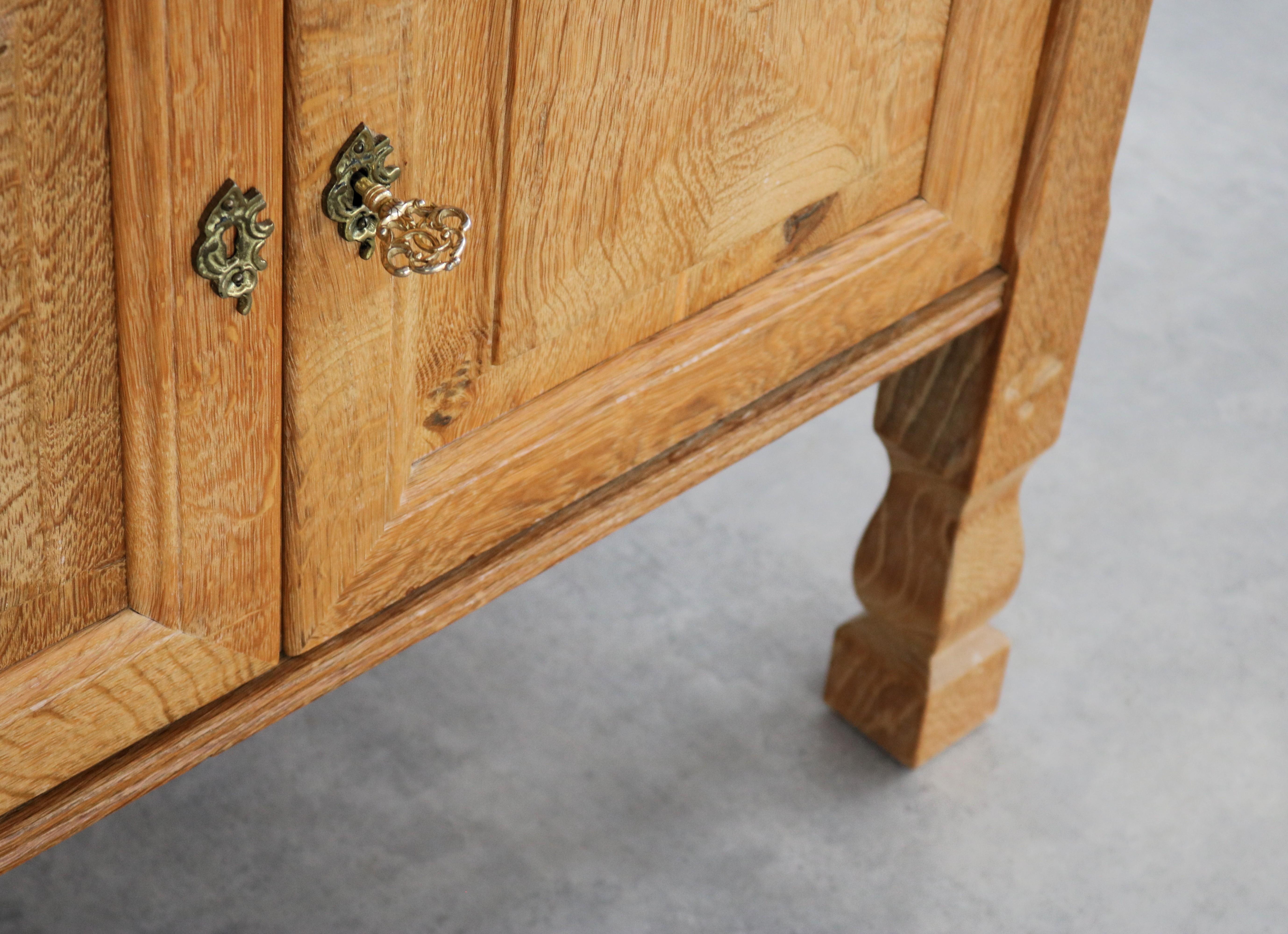 brutalist sideboard  sideboard  oak  1960s  Danish 2