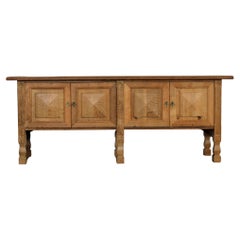 buffet brutaliste  buffet  chêne  1960s  Danois