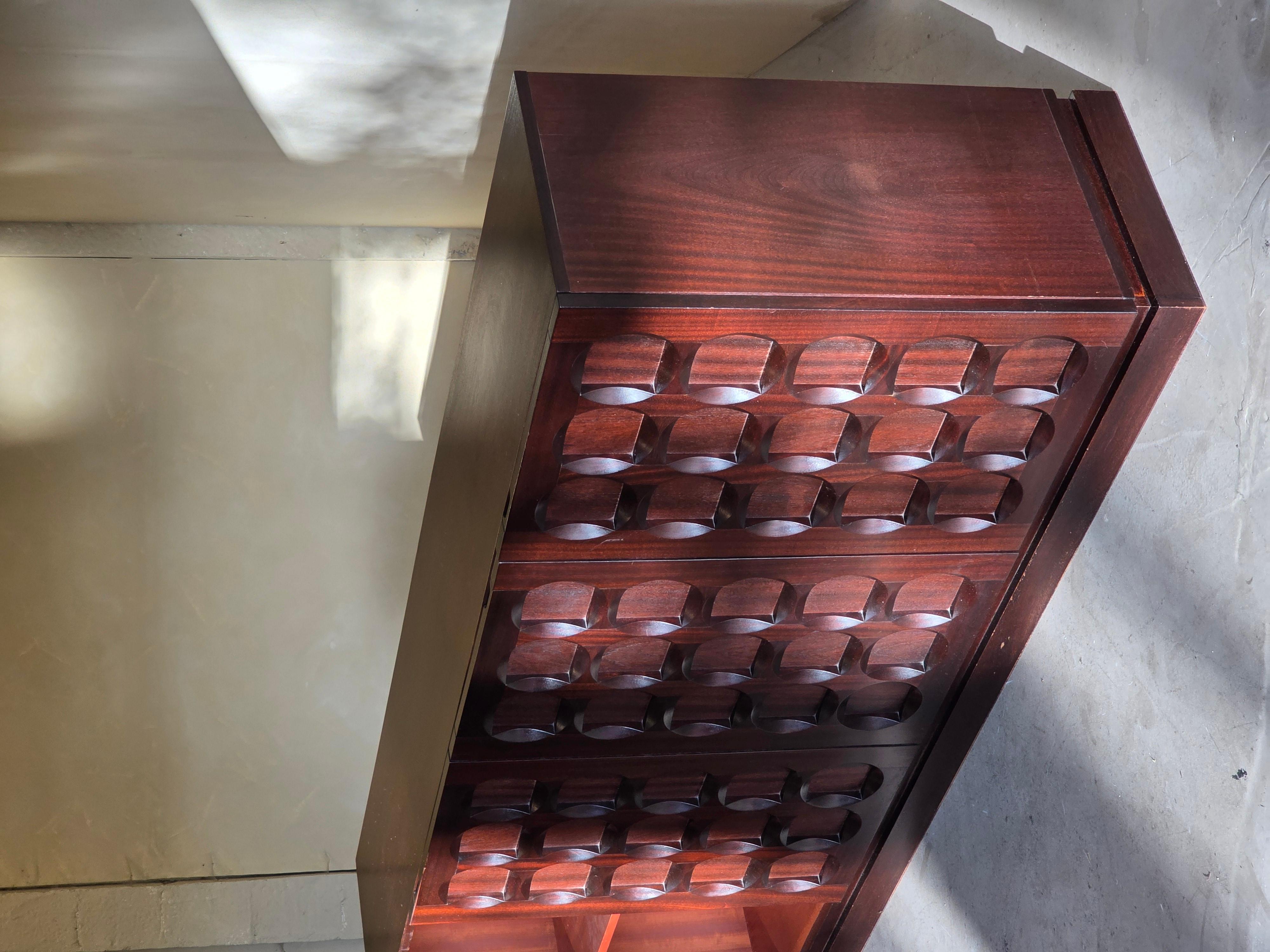 Brutalist Sideboard ' Sorente ' by Defour, Belgium, 1970s For Sale 1