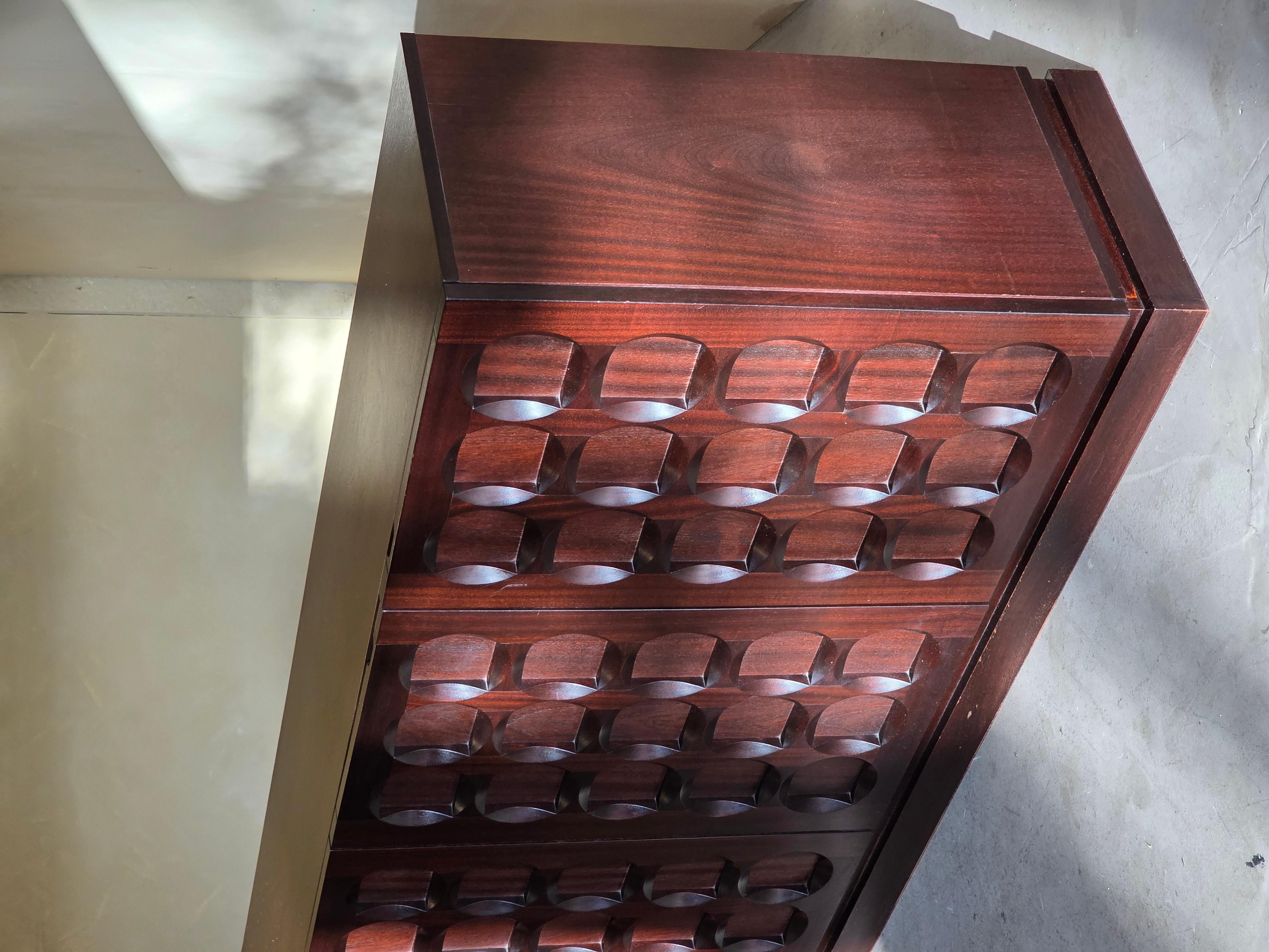 Brutalist Sideboard ' Sorente ' by Defour, Belgium, 1970s For Sale 2