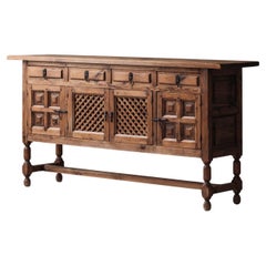 Brutalist sideboard sourced in Sweden, dating from the 1950s.