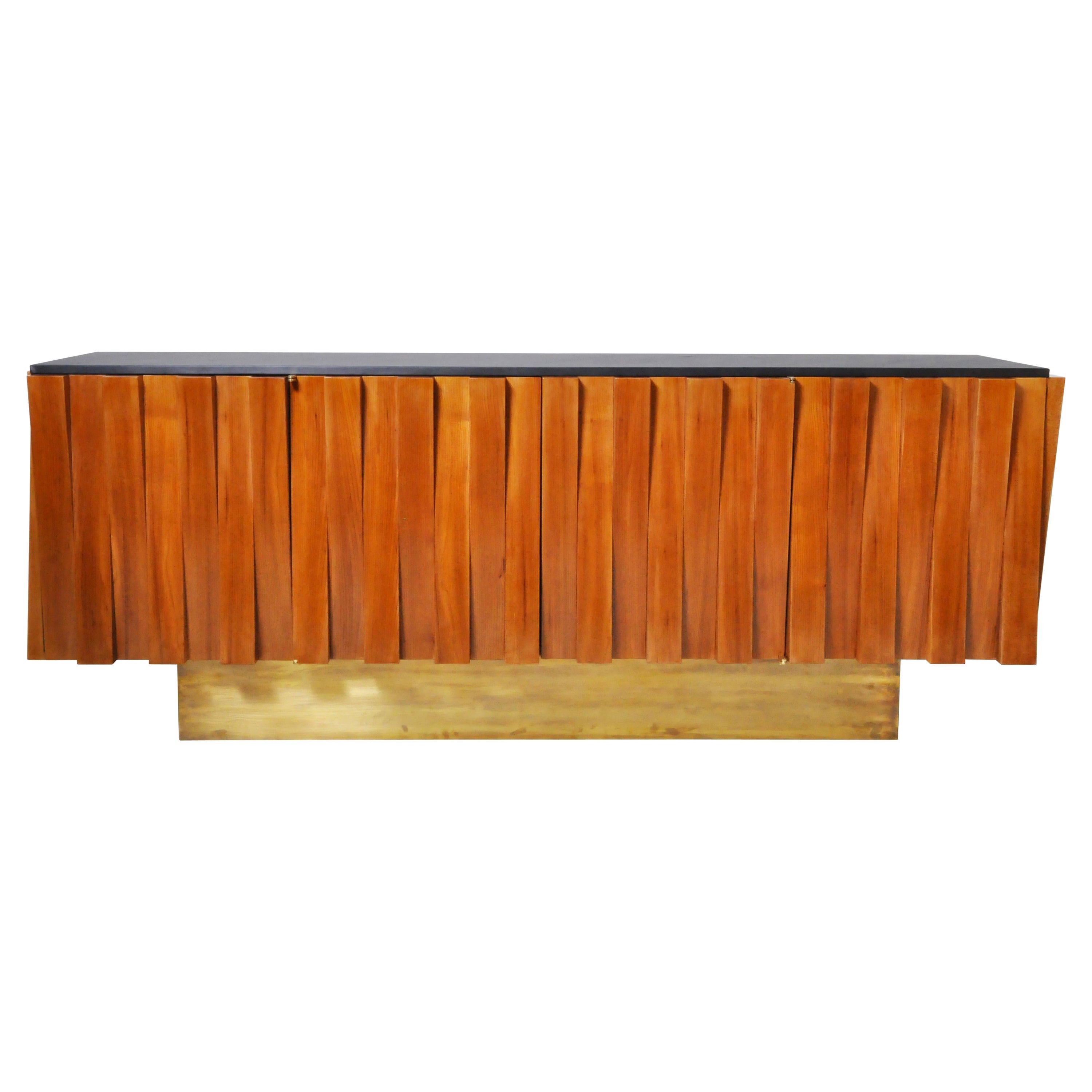 Brutalist Sideboard with Four Doors