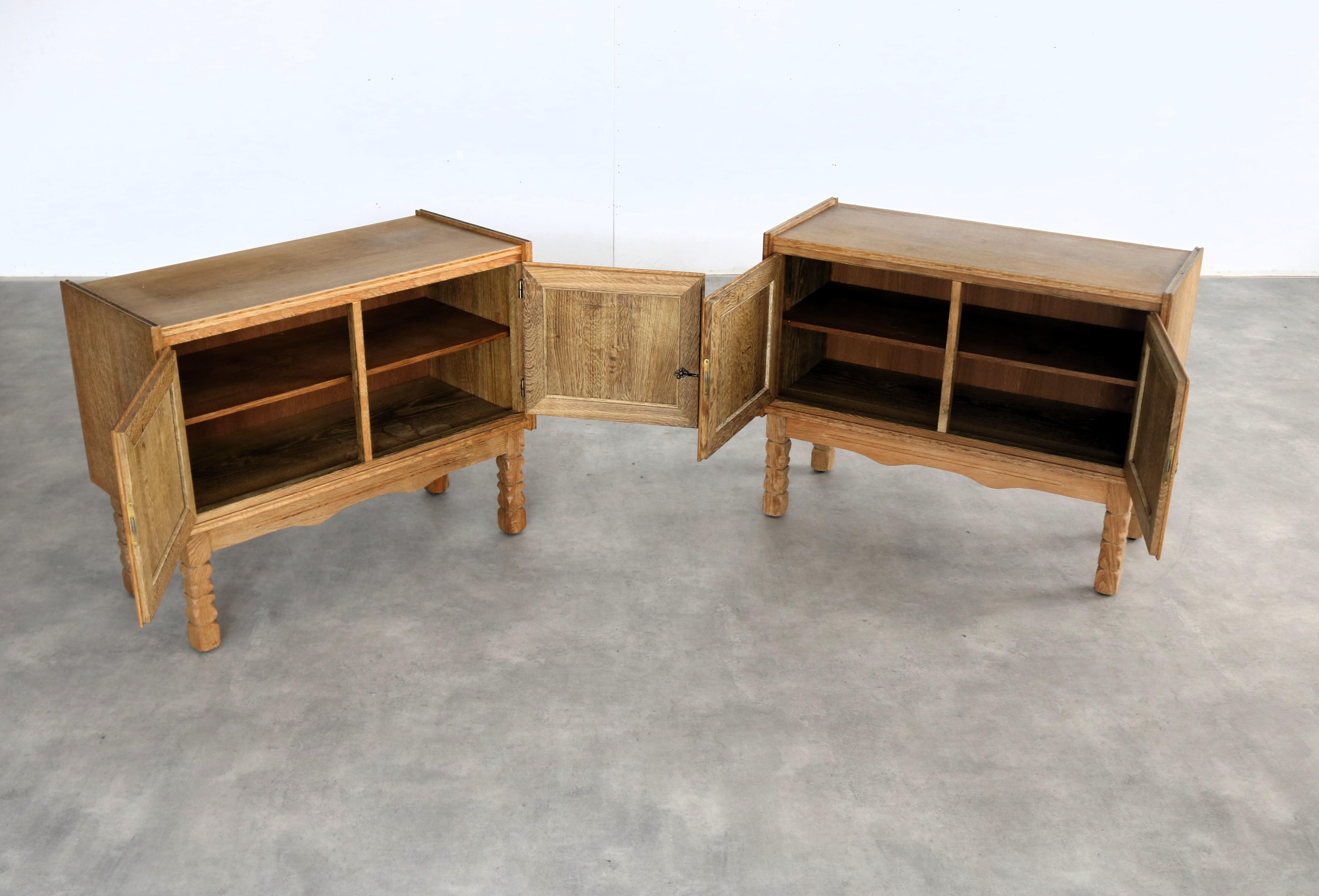 Brutalist sideboards 1960s  Danish For Sale 5