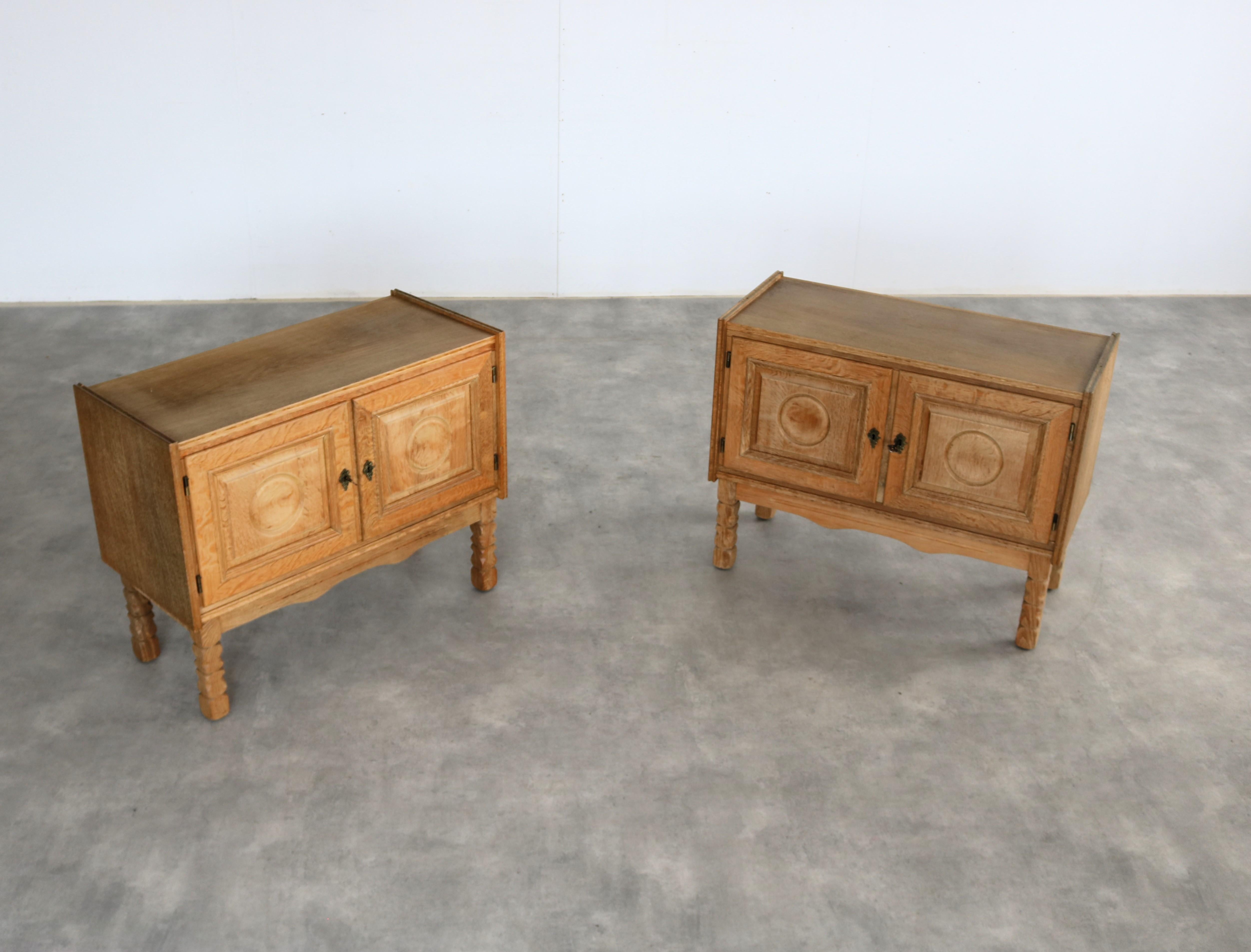 Brutalist sideboards 1960s  Danish For Sale 6