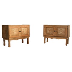 Brutalist sideboards 1960s  Danish