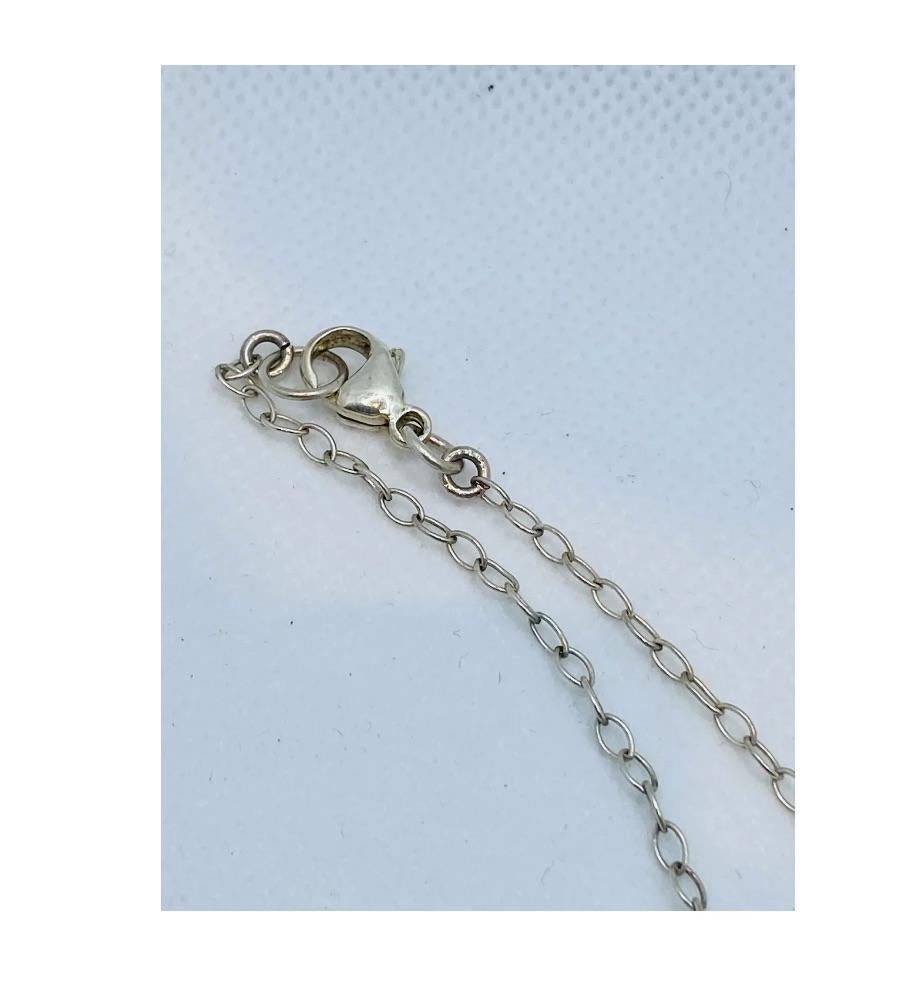 Women's Brutalist Silver Copper Amethyst Necklace Signed SC For Sale