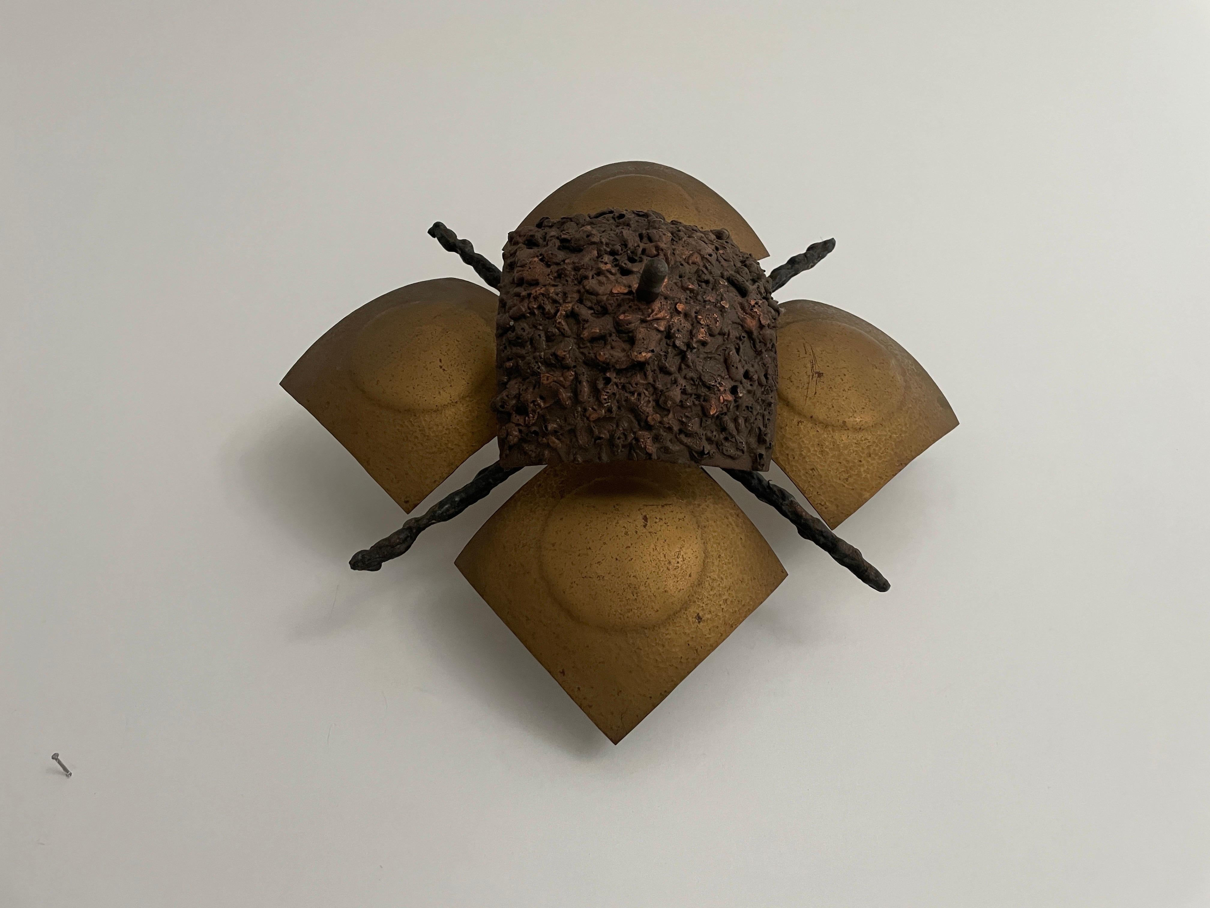 Mid-Century Modern Lampe murale brutaliste, années 1950, Allemagne en vente