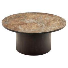 Brutalist Slate Coffee Table, Europe Second half of the 20th century