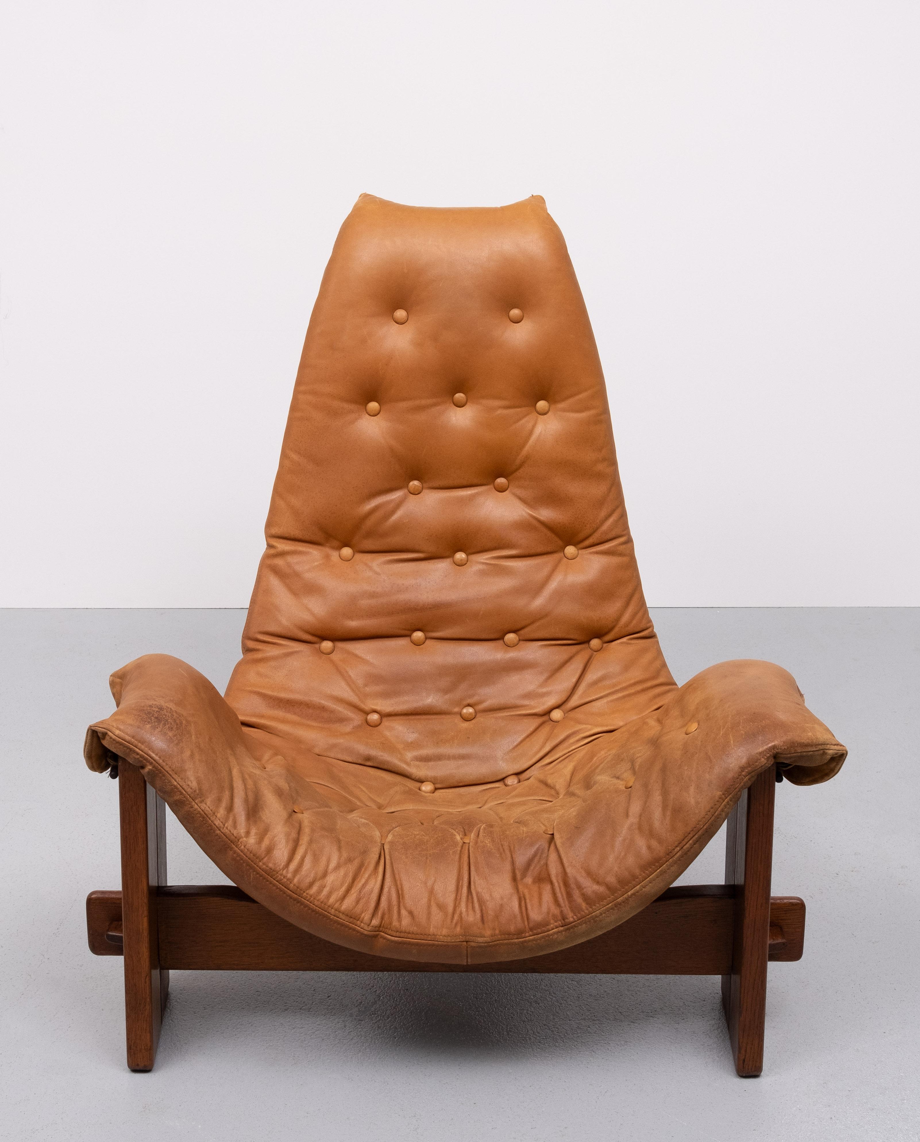 Brutalist Sling Lounge Chair in Full Original Condition 1960s Brazil 7