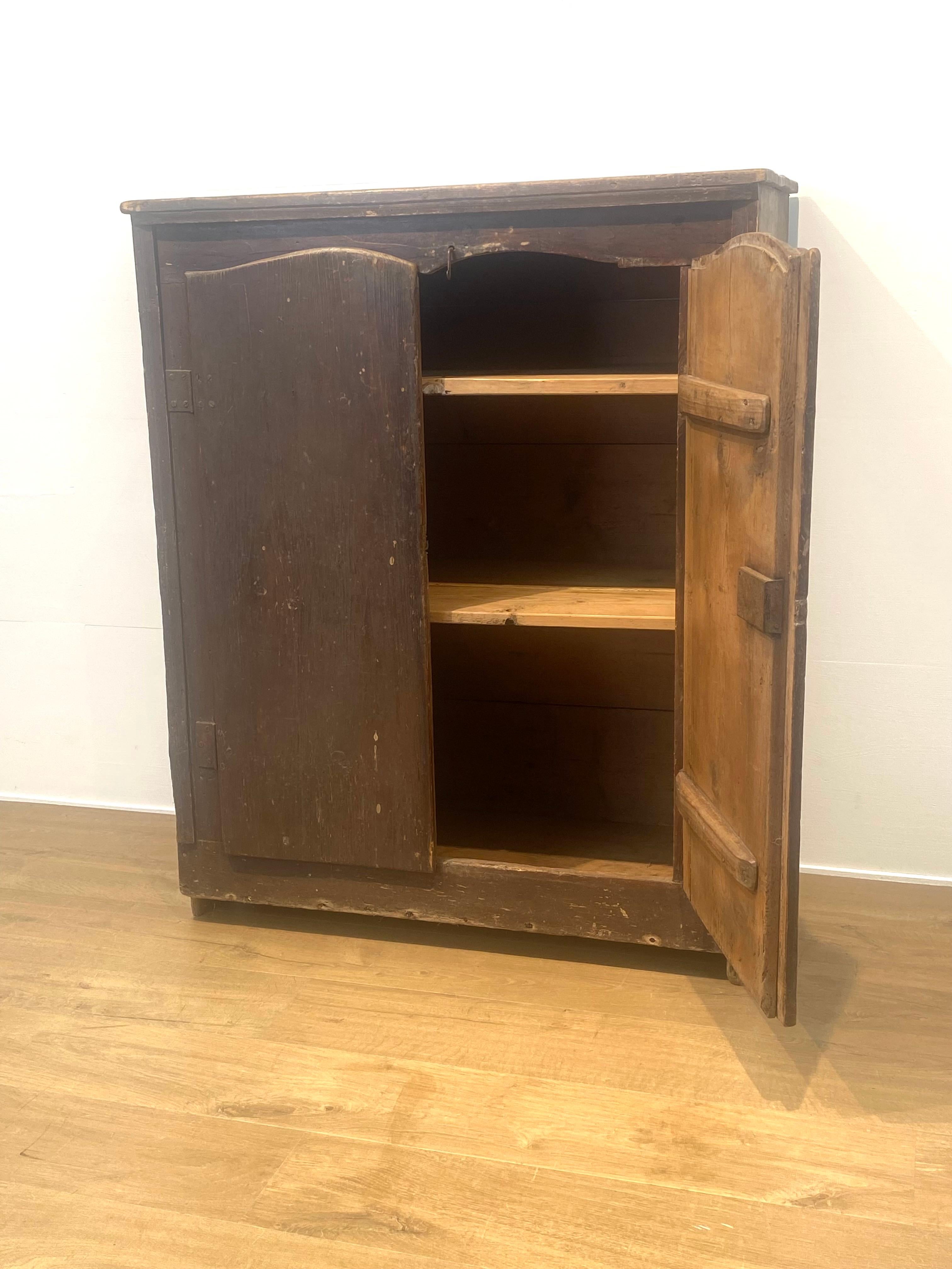 Brutalist, Small Kitchen Cabinet For Sale 3