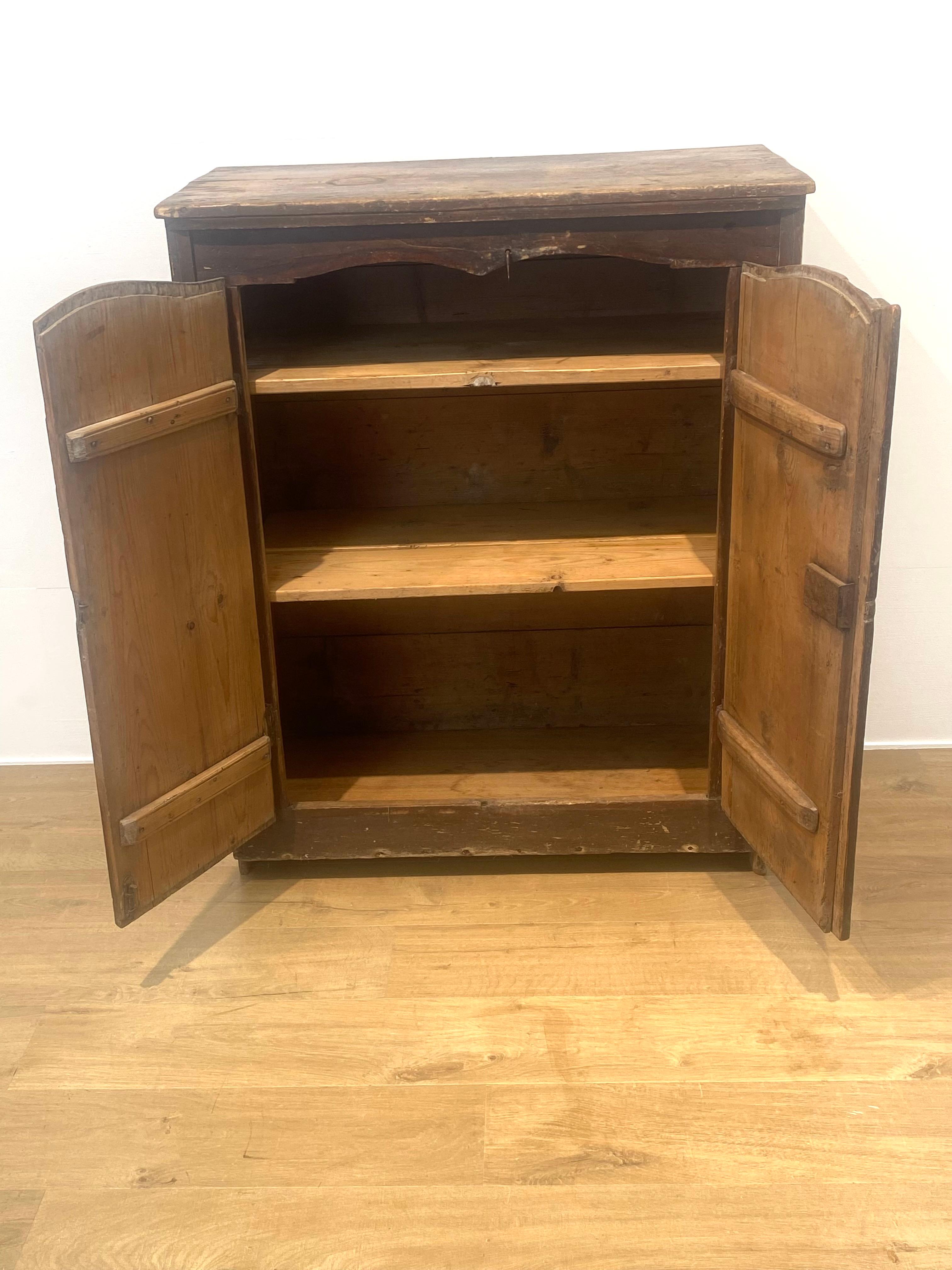 Brutalist, Small Kitchen Cabinet For Sale 4
