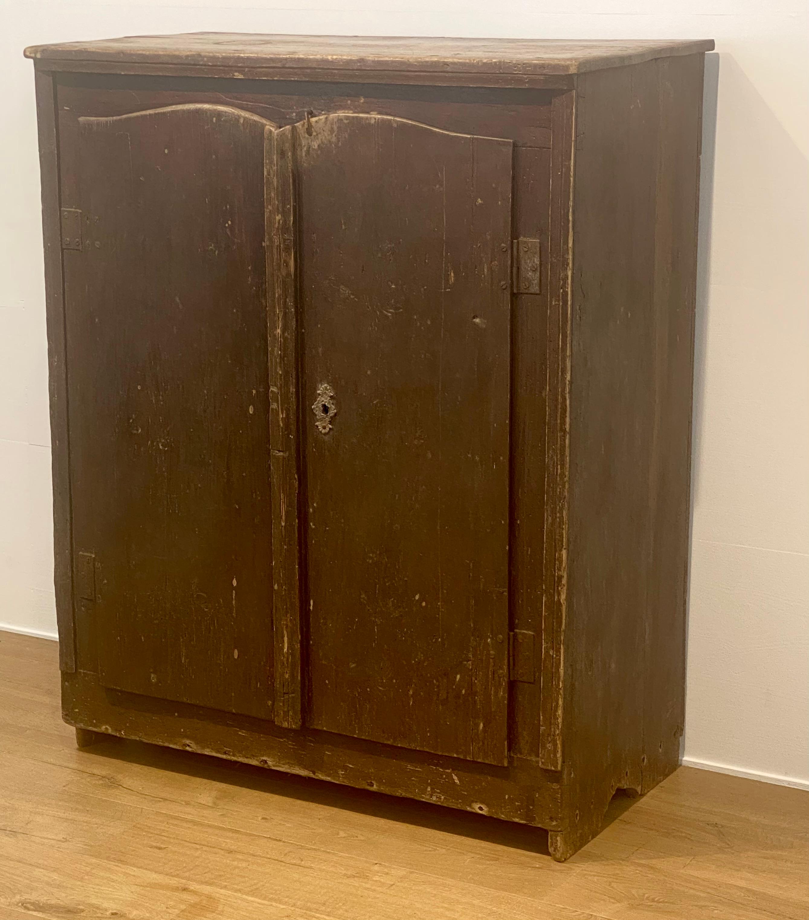 Late 19th Century Brutalist, Small Kitchen Cabinet For Sale