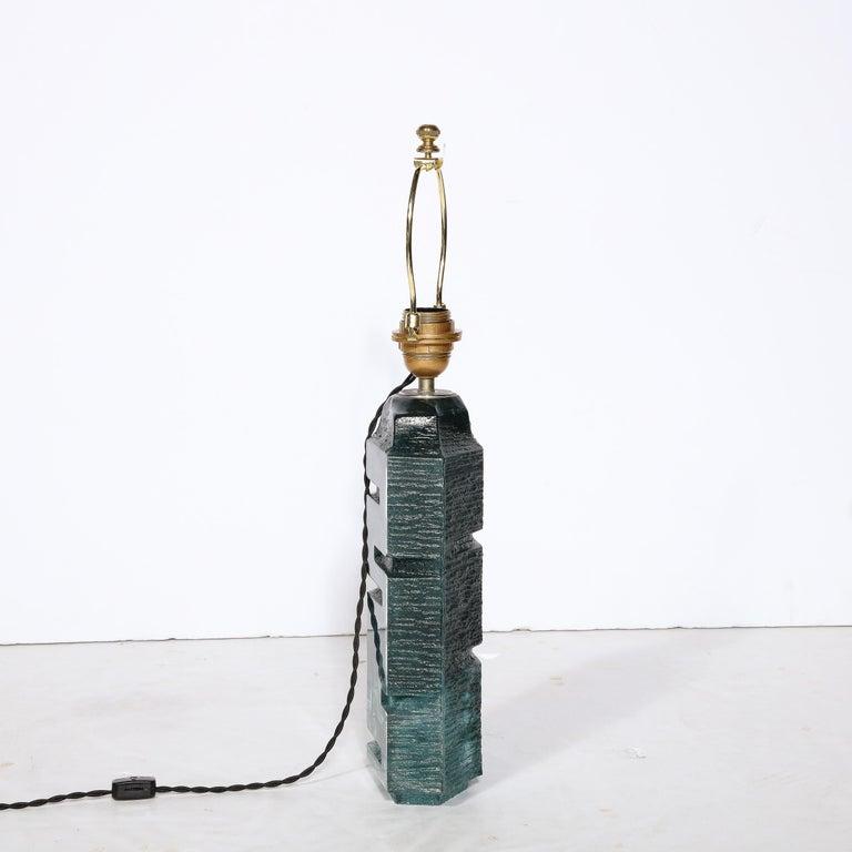 Lampade da tavolo Argos in cristallo fumé brutalista di Baldiccini firmate Daum in vendita 5