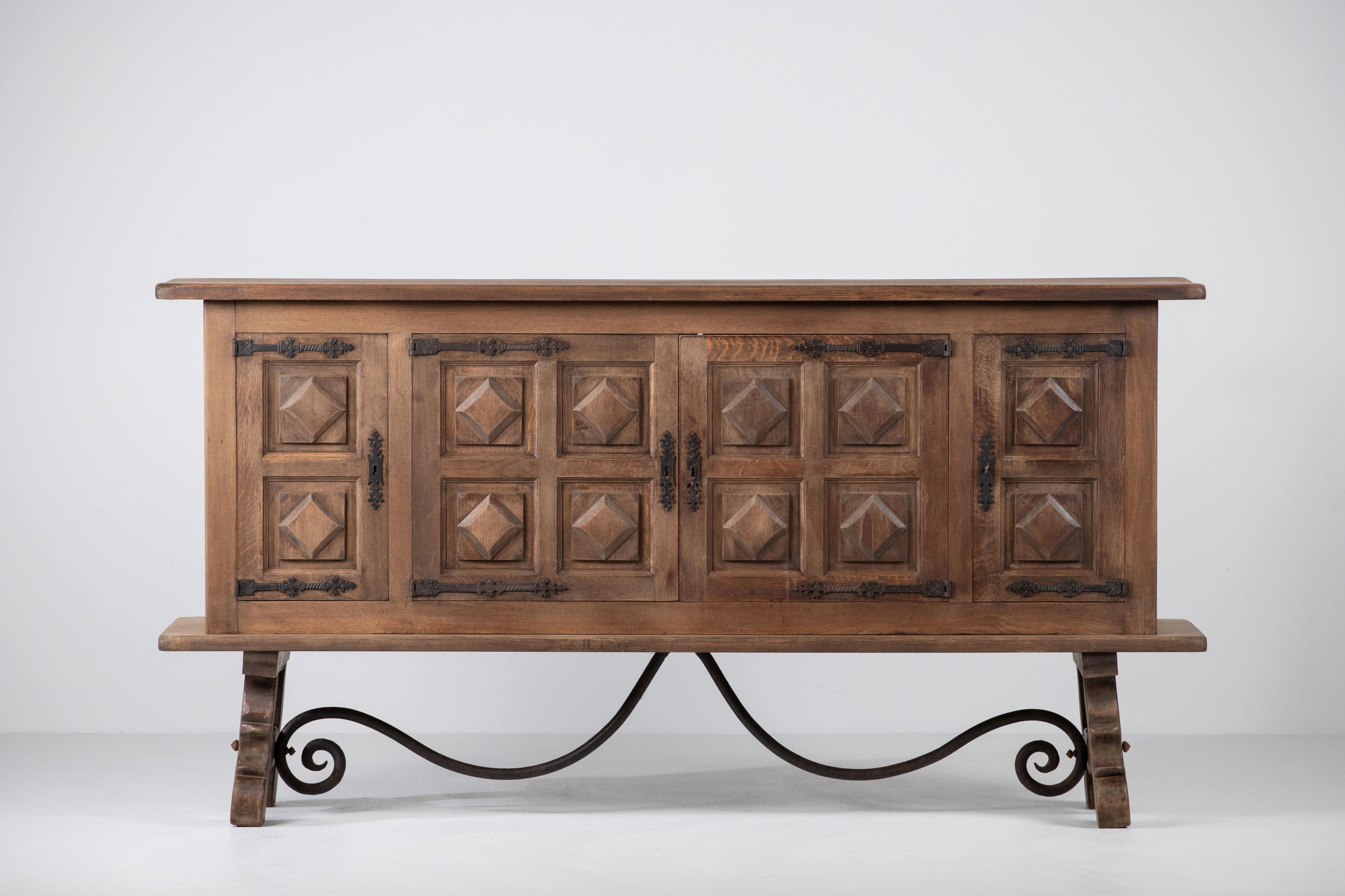 reclaimed elm sideboard