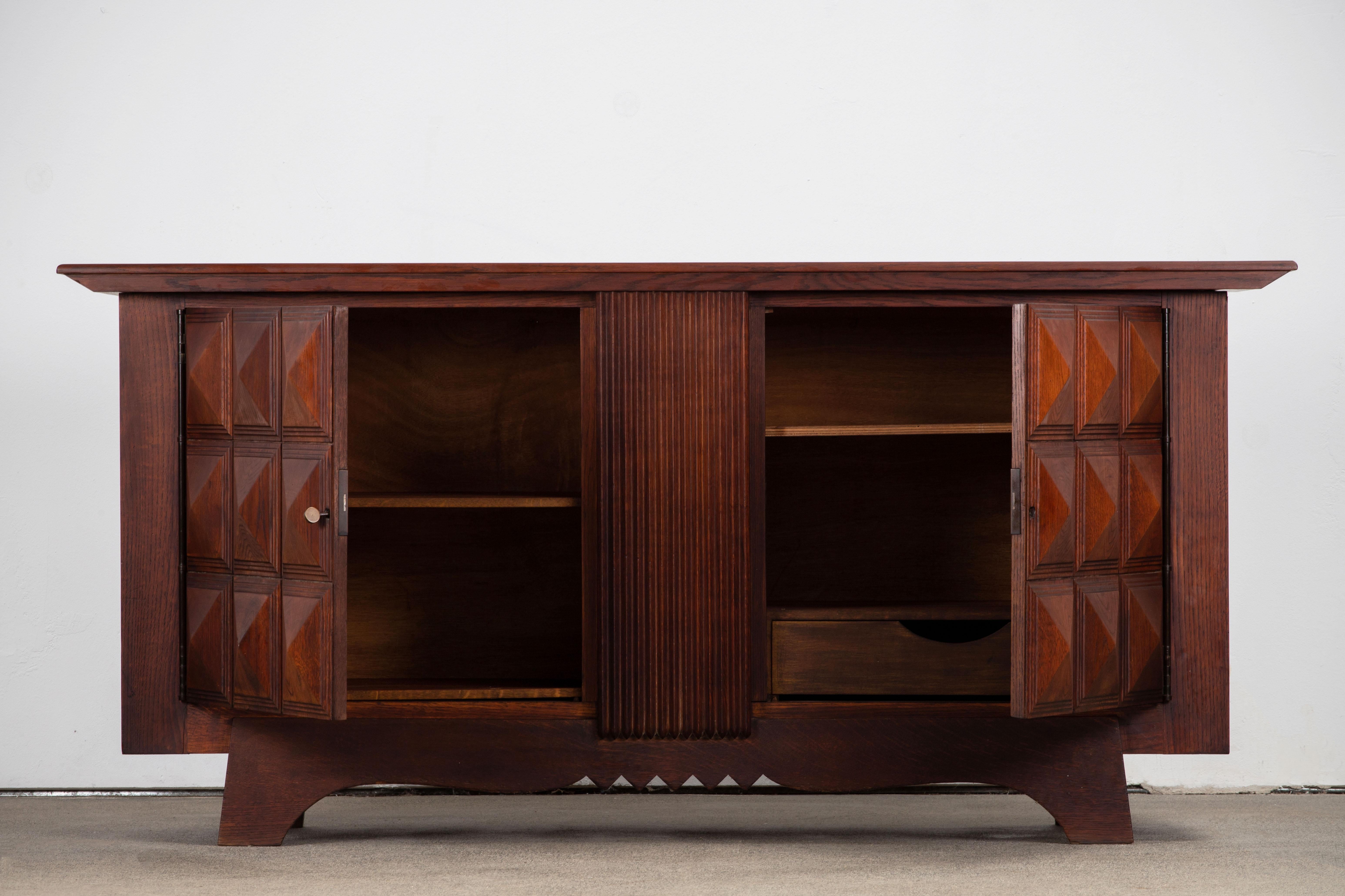 brutalist sideboard