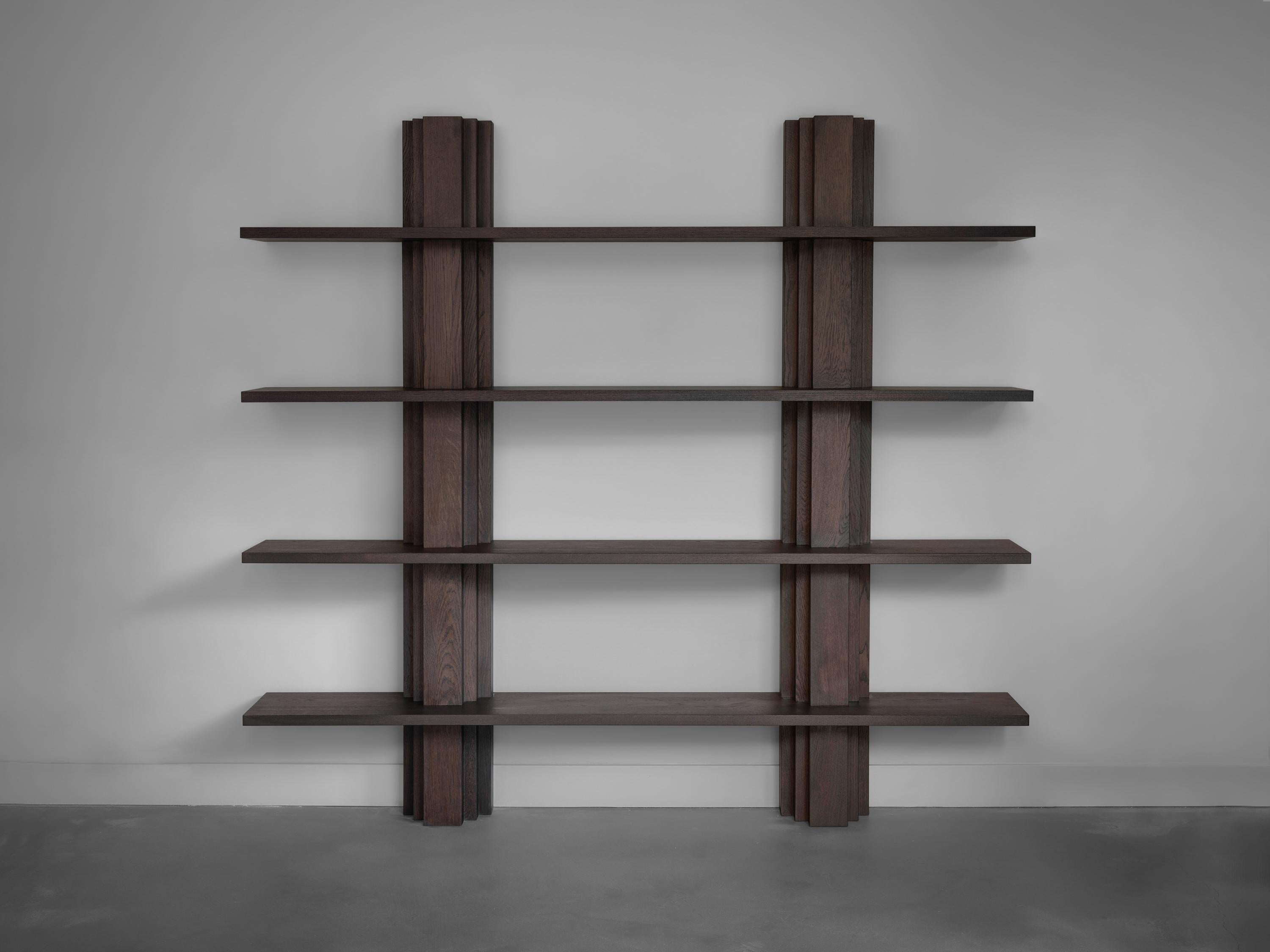 The Brut ​collection takes cues from Brutalism and Amsterdam School architecture. A balance of raw materiality and subdued forms with geometrically expressive detailing. 

Designed by Aad Bos and crafted in the Netherlands out of solid European oak