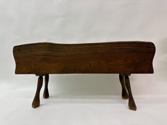 Brutalistischer Massivholz-Pflanzkübel, 1970er Jahre