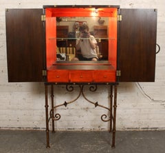 Brutalist Spanish Bar Cabinet
