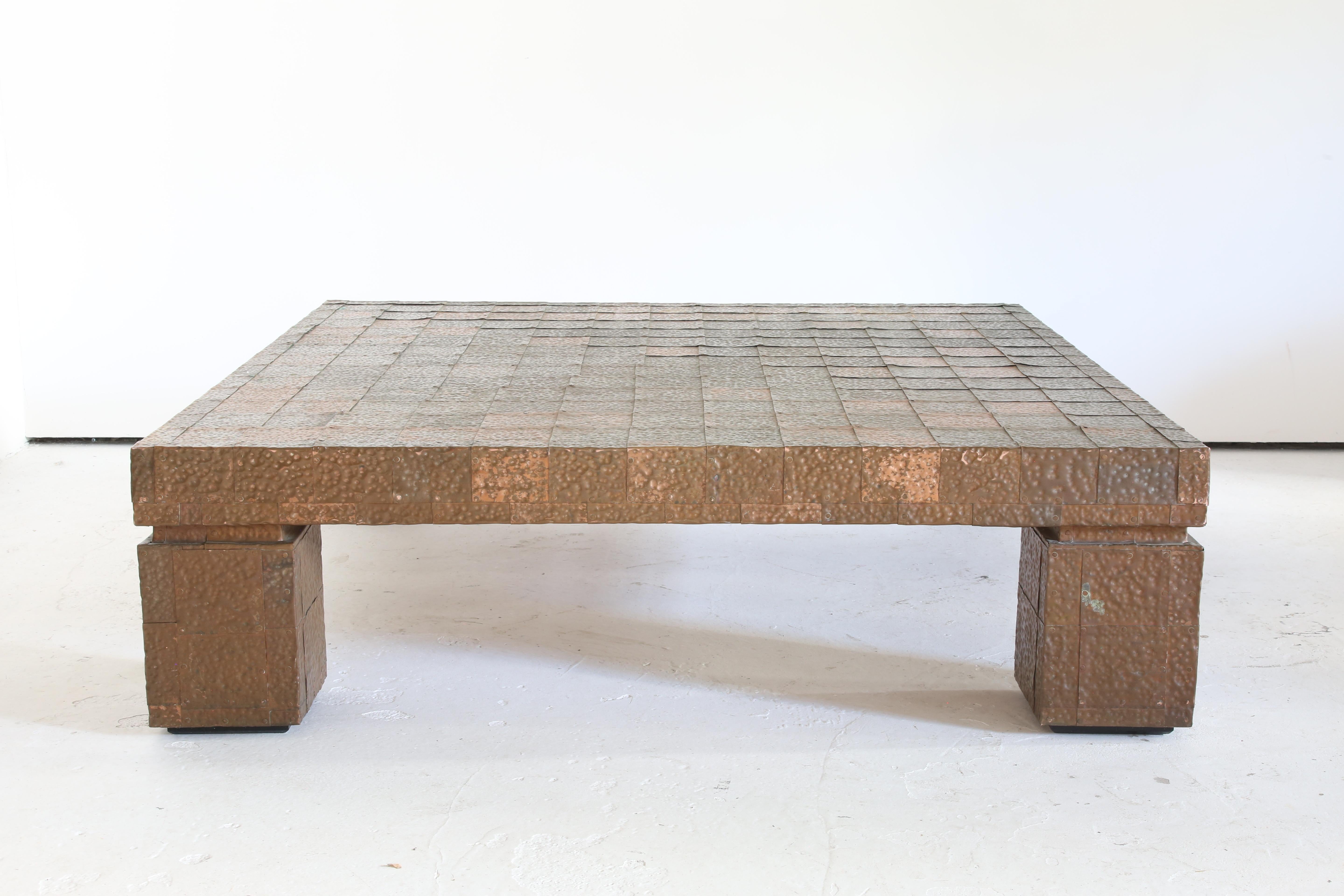 Hand-Crafted Brutalist Spanish Coffee Table