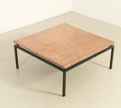 Brutalist Spanish Coffee Table in Copper, 1960's