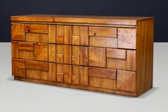 Brutalist “Staccato” Dresser by Lane Furniture, USA, 1970s