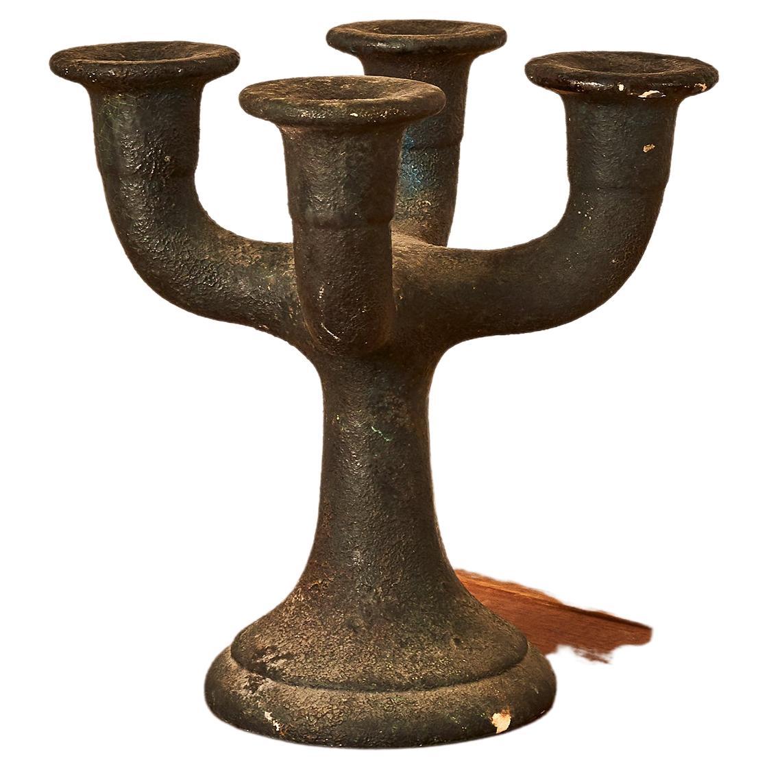 Brutalist Steel Candelabra