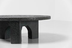 Brutalist Stone Coffee Table Ado Chale Style 1960