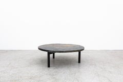 Brutalistischer brutalistischer Stein-Couchtisch von 'T Spectrum