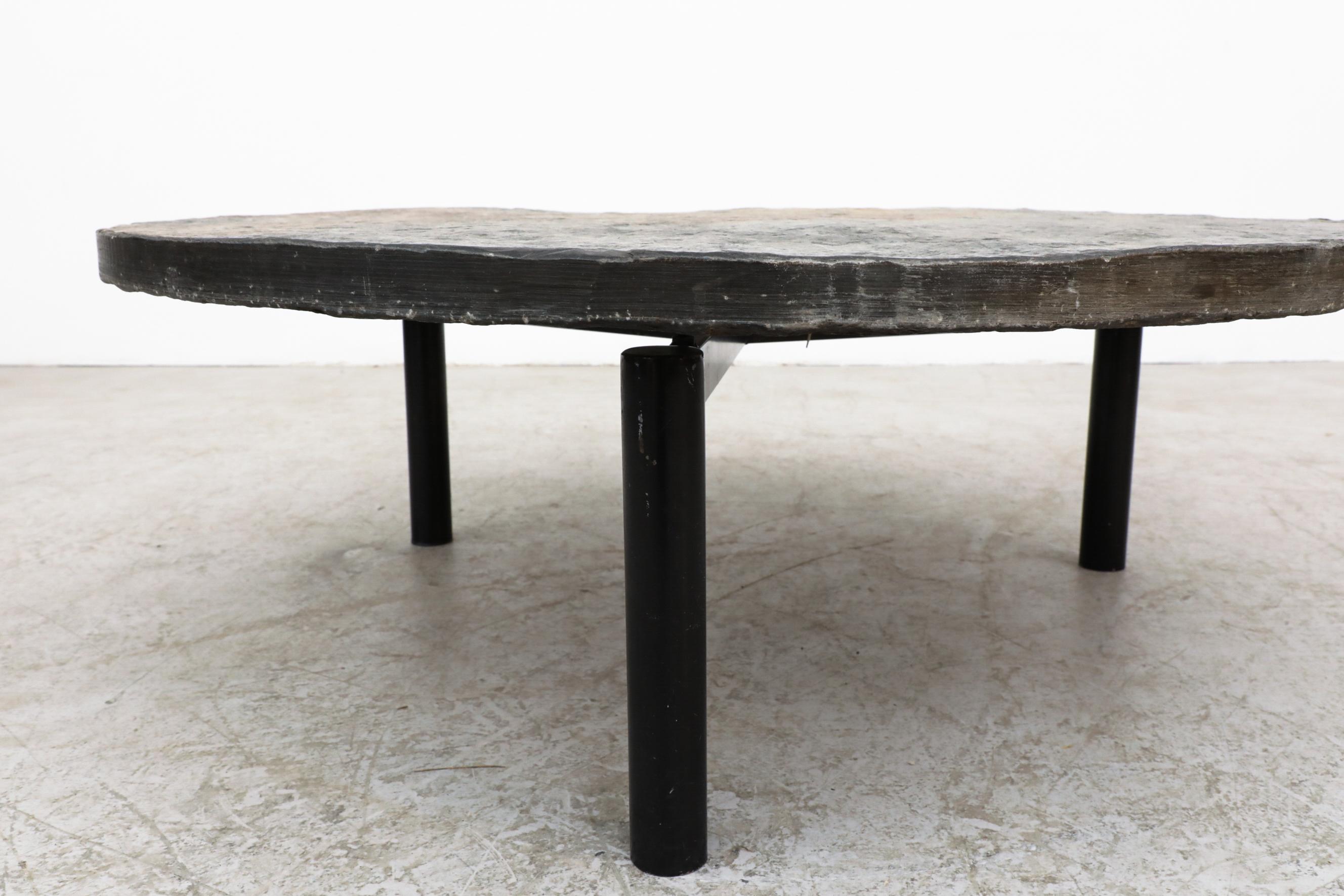 Late 20th Century Brutalist Stone Coffee Table by 'T Spectrum