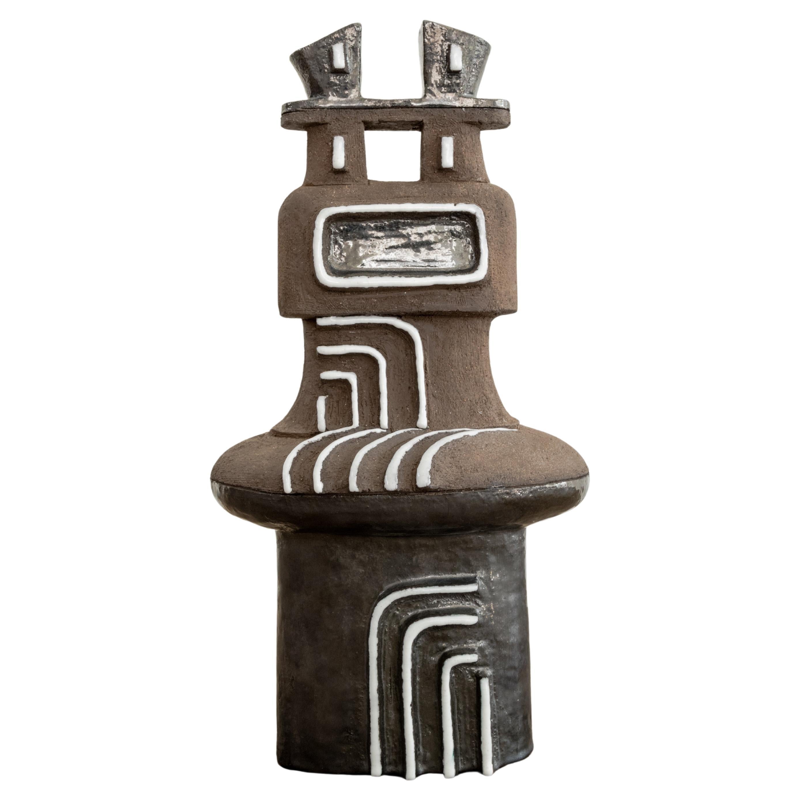 Escultura Brutalista de Gres