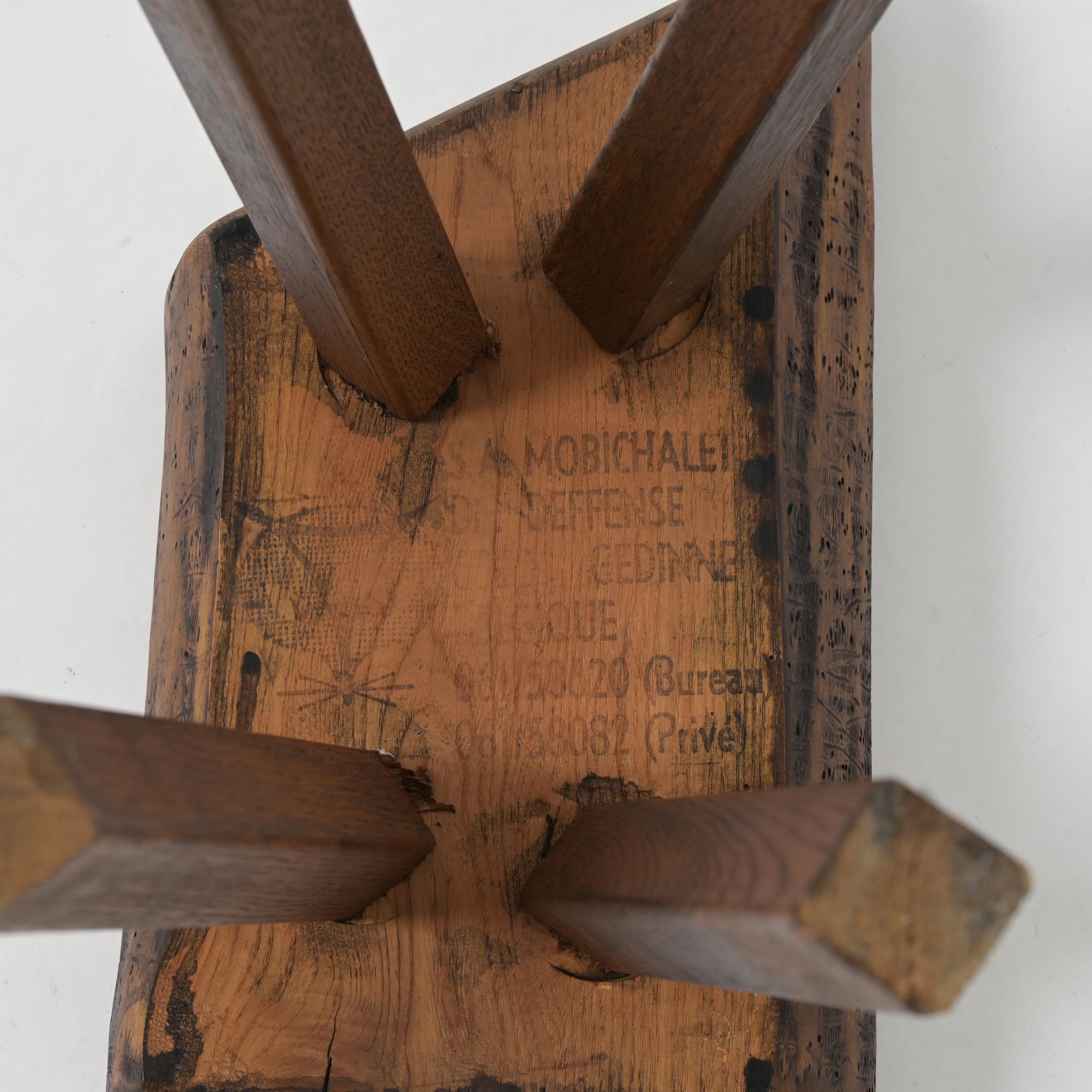 Brutalist Stool by Mobichalet en vente 6