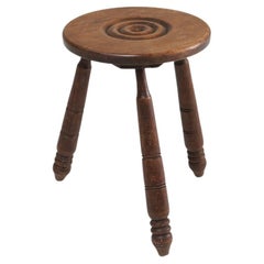 Brutalist Stool, circa 1960