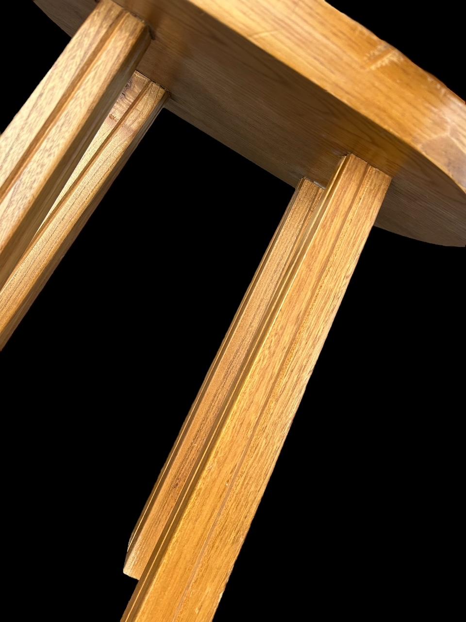 brutalist stool from the 1970's For Sale 1