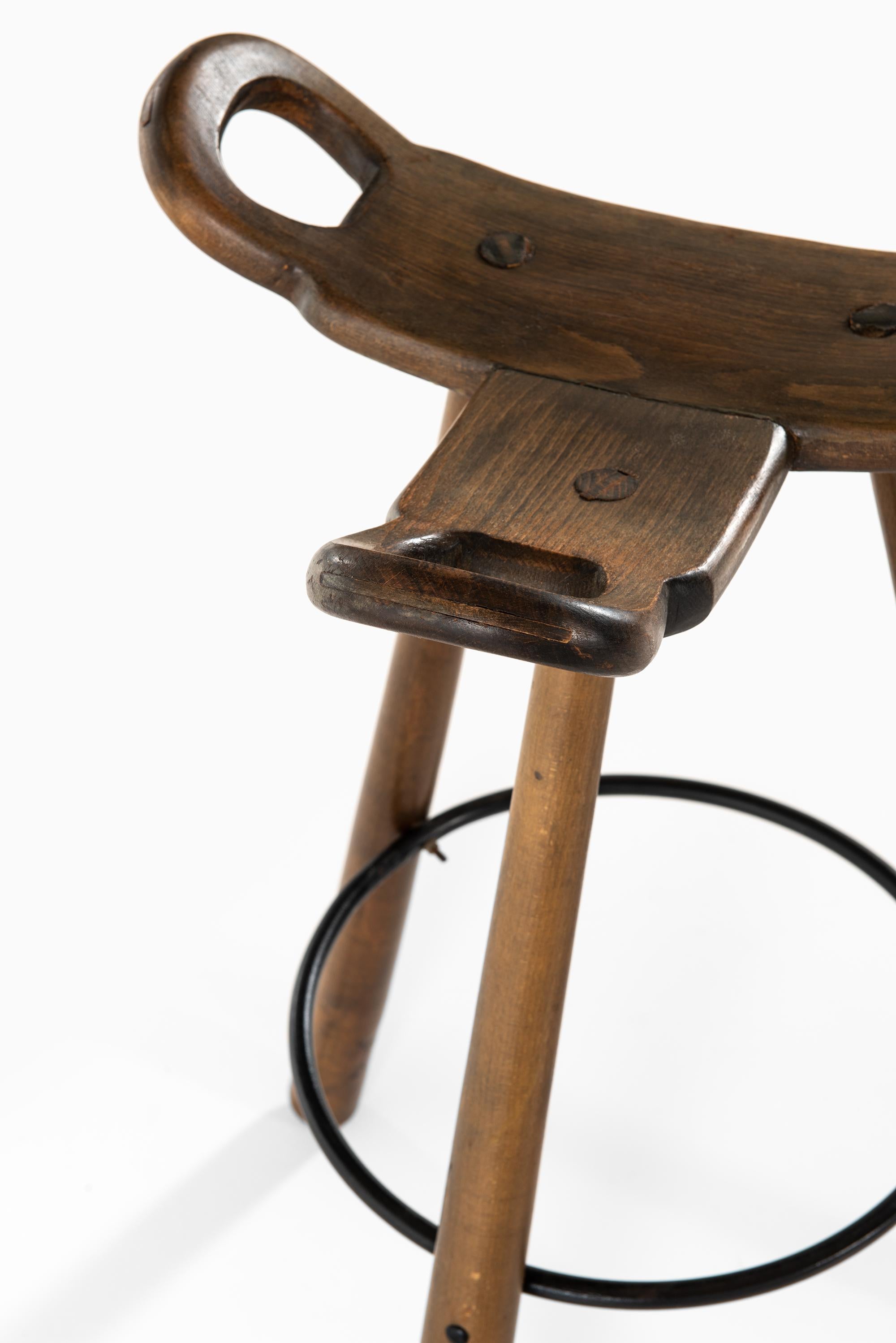 Late 20th Century Brutalist Stools Model Marbella Produced by Confonorm in Spain