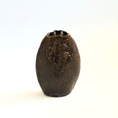 Brutalist Studio Pottery Bud Vase